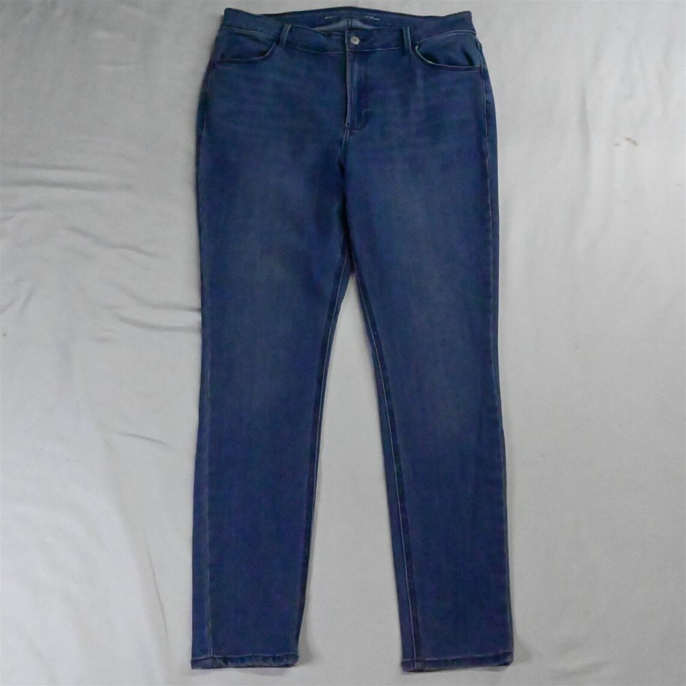 Old Navy 14 High Rise Super Skinny Medium Wash Stretch Denim Womens Jeans - Picture 1 of 9
